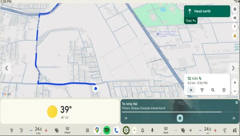 Tema Claro - Android Auto