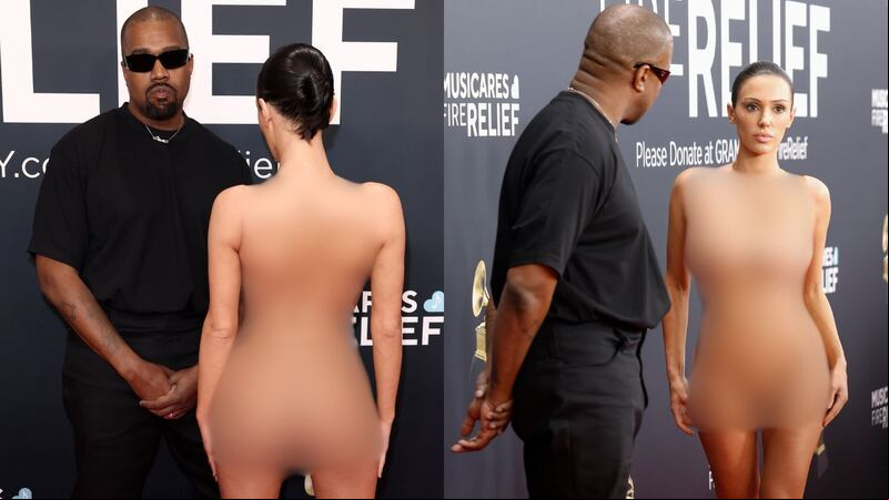 Kanye West y Bianca Censori