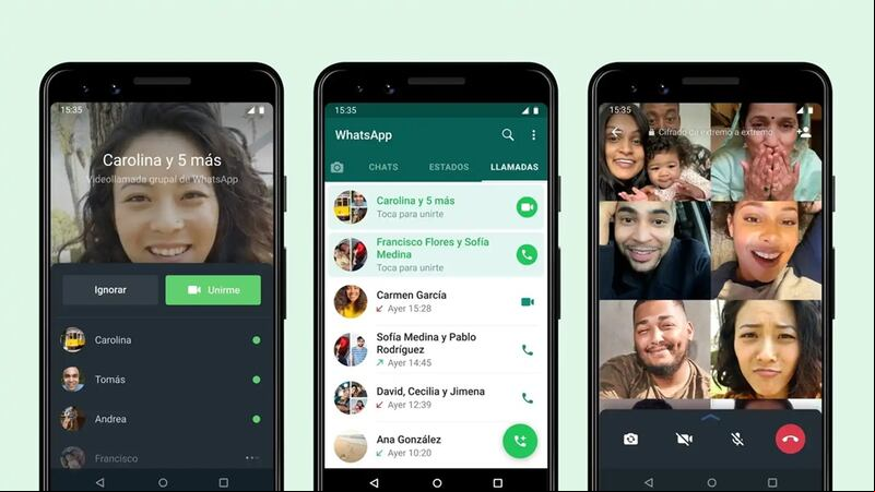 WhatsApp videollamadas
